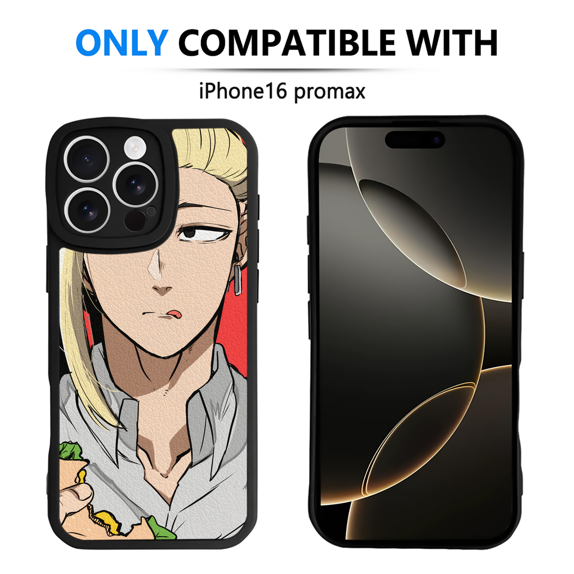 （画像用） 東京リベンジャーズ Tokyo Revengers 【iPhone 16シリーズ対応】シリコンスマホケース（レザー調） 材質：シリコン